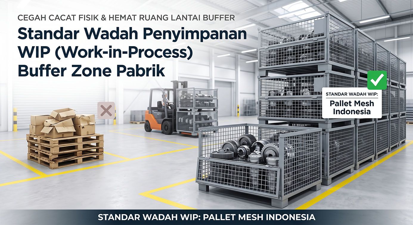 Standar Wadah Penyimpanan WIP: Mencegah Kerusakan Komponen di Area Buffer Pabrik